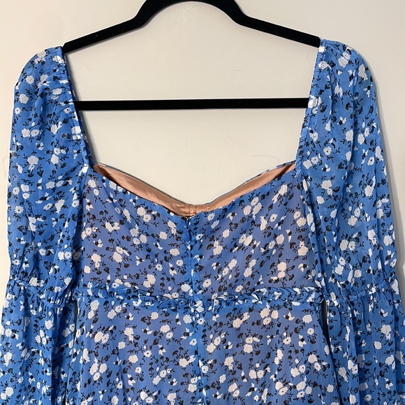 Majorelle Ailish Blue Floral Mini Dress - Picture 10 of 10